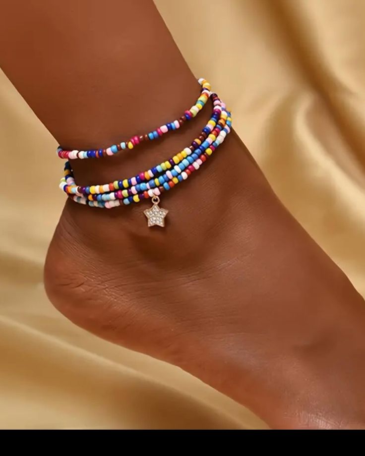 BEADED ANKLETS