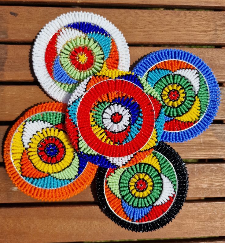 BEADED COASTERS
