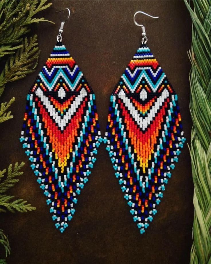 BEADED EARRINGS