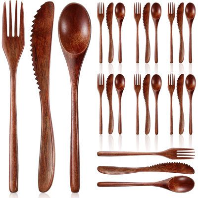 WOODEN SPOONS AND FORKS