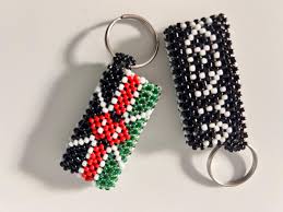 Kenyan Flag Keychain