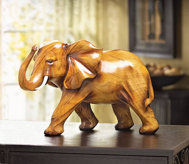 Elephant Wooden sculpture