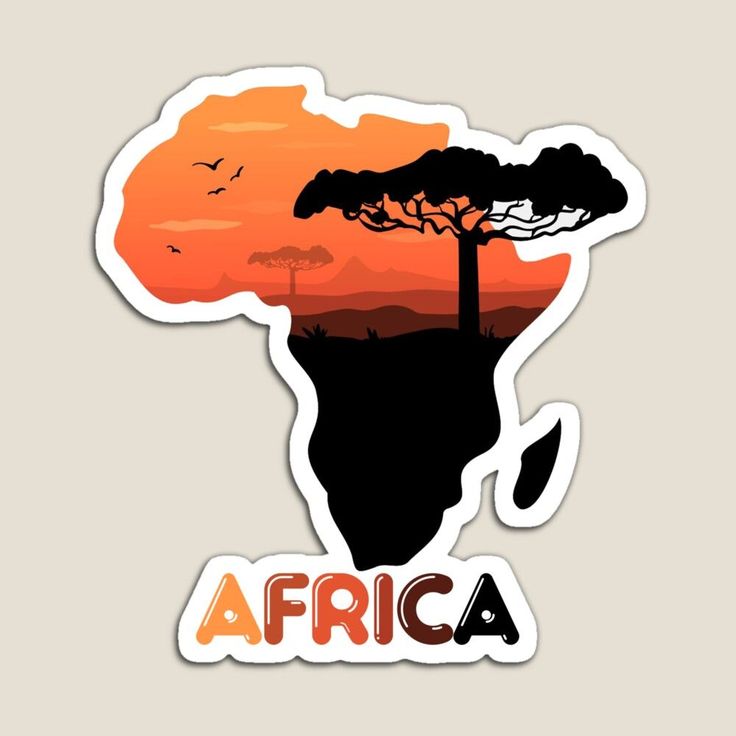 Africa Fridge Magnet