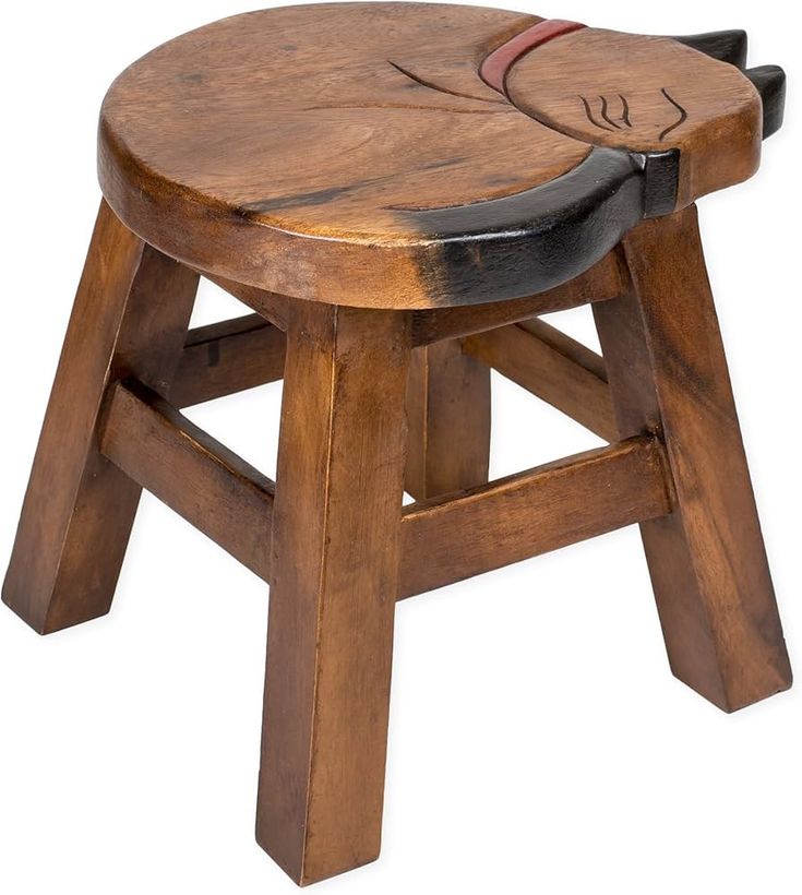 Carved Livingroom Stool